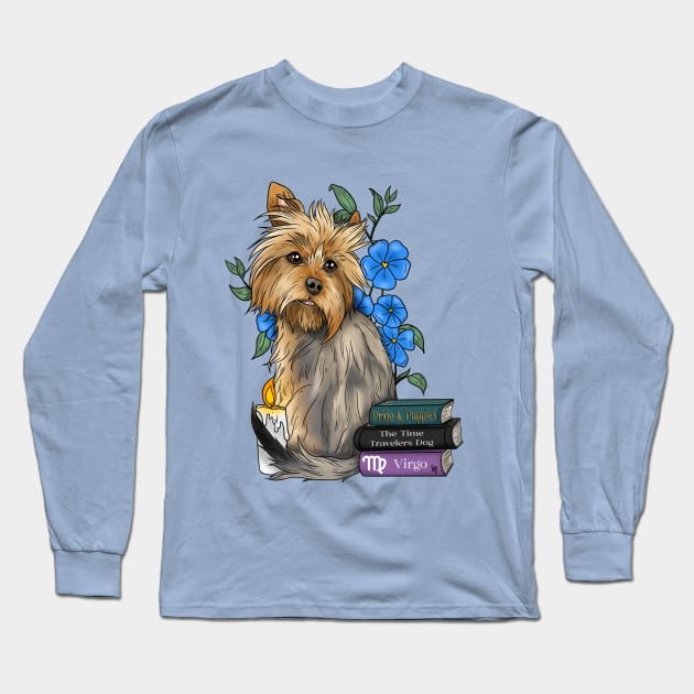 Virgo yorkie Long Sleeve T-Shirt by KayyArkham